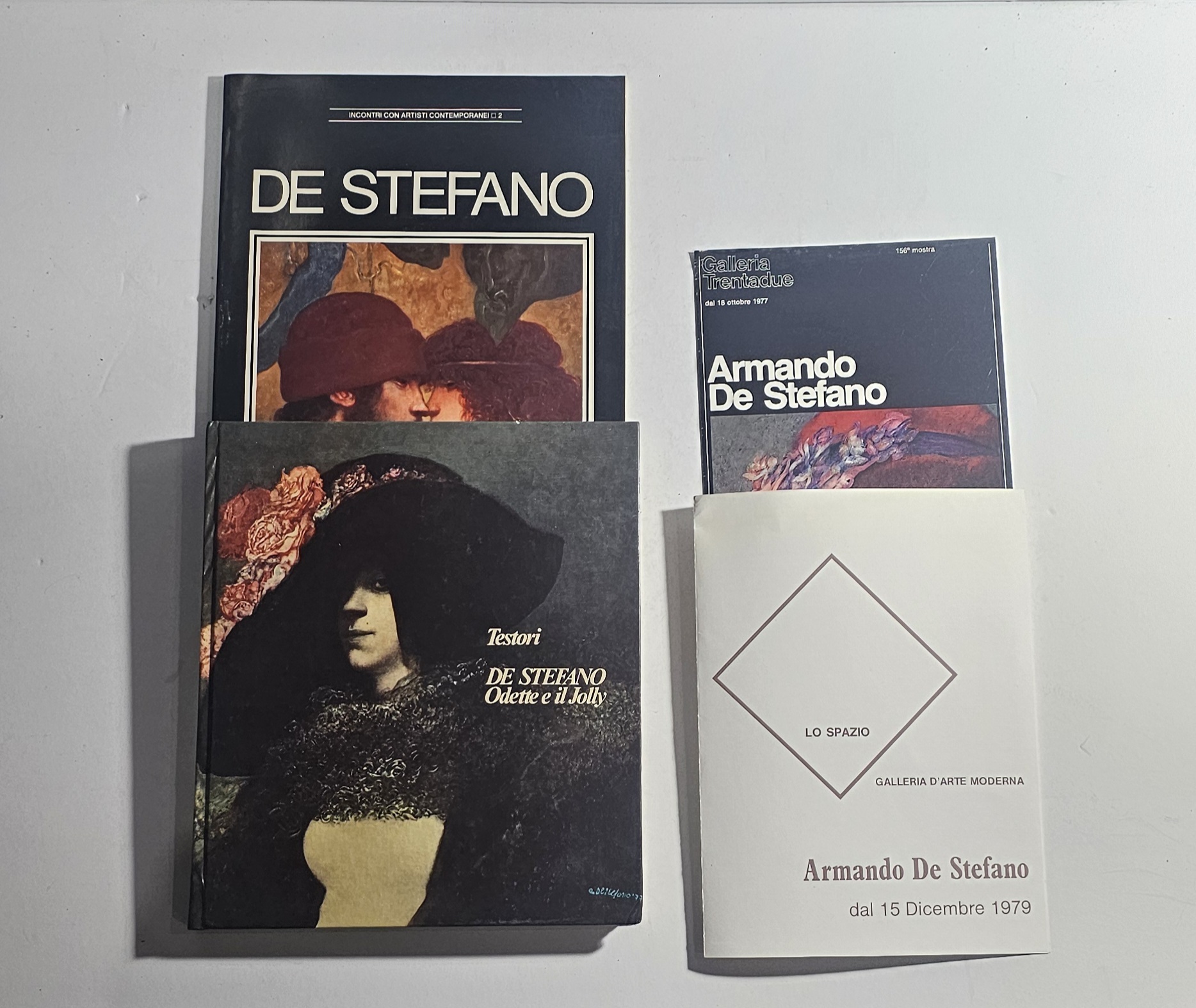 Lotto cataloghi Armando De Stefano catalogo mostra Testori Odette e …