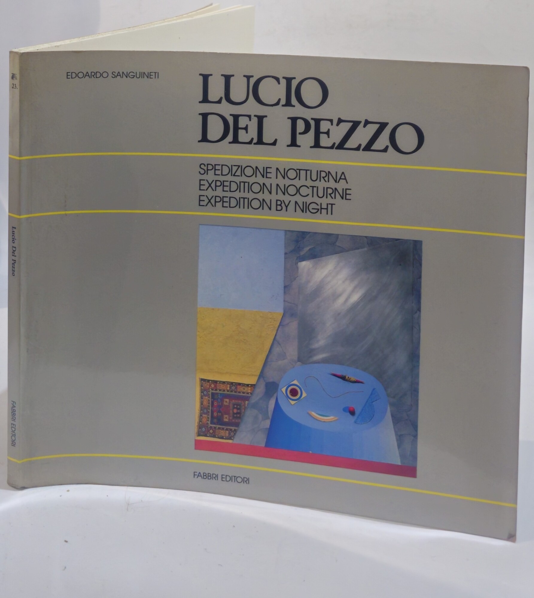 Lucio Del Pezzo Spedizione Notturna di Edoardo Sanguineti