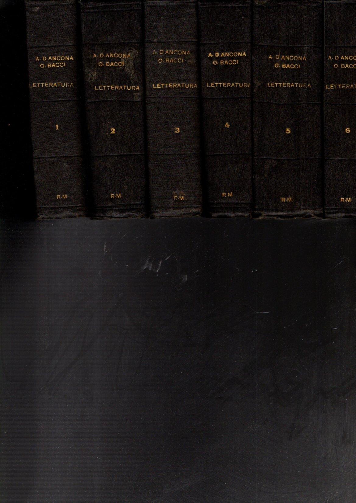 MANUALE DI LETTERATURA ITALIANA 6 VOLUMI