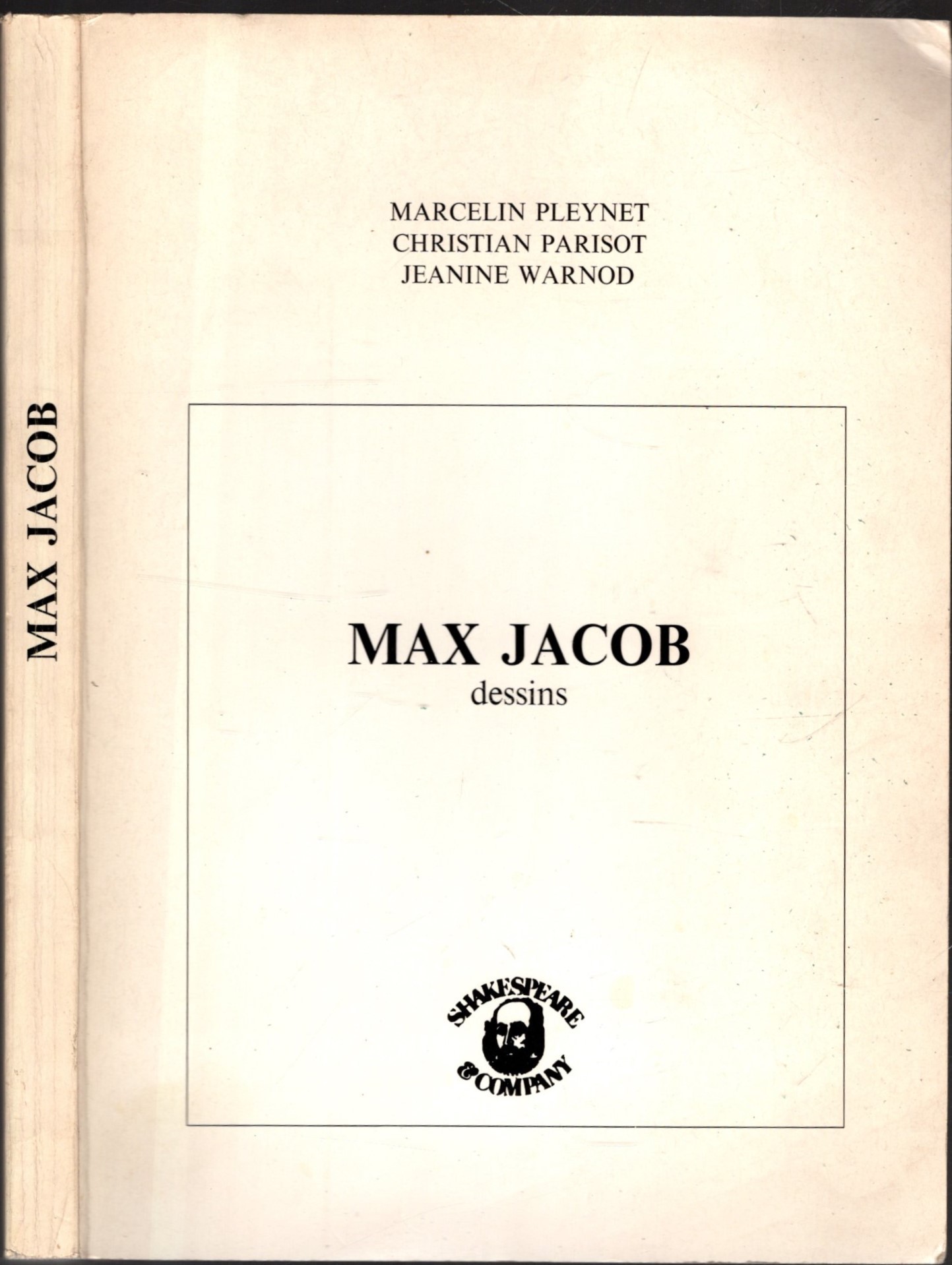 Max Jacob, dessins di Pleynet (Marcelin), Parisot (Christian), Warnod (Jeanine).