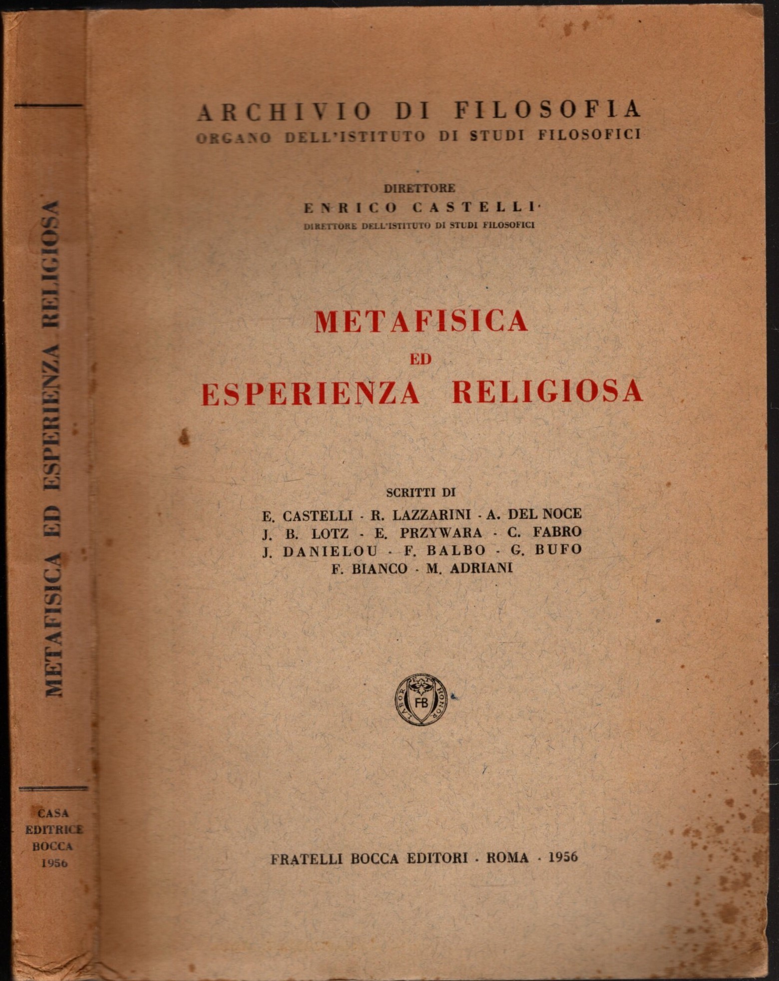 Metafisica ed esperienza religiosa