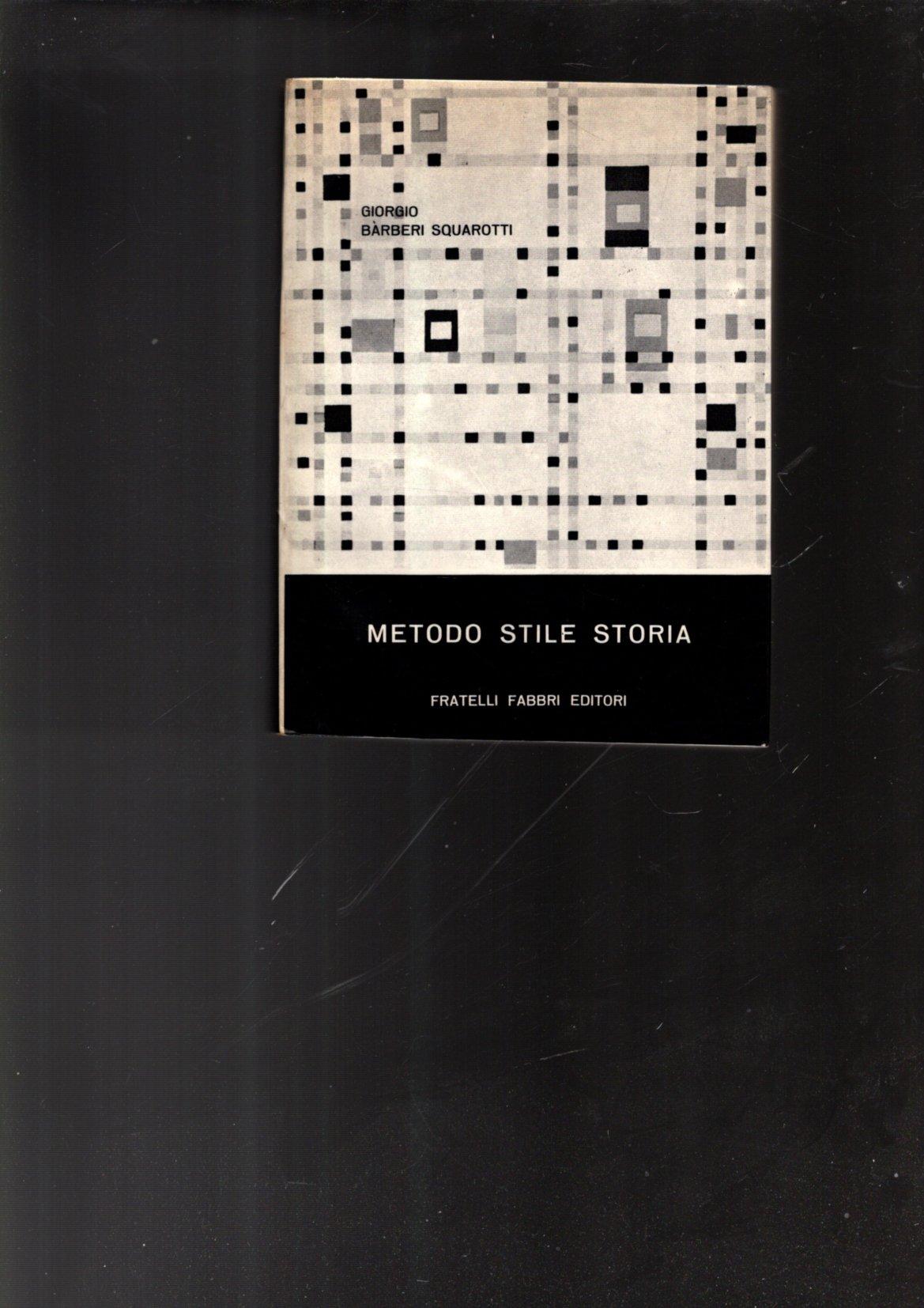 METODO STILE STORIA