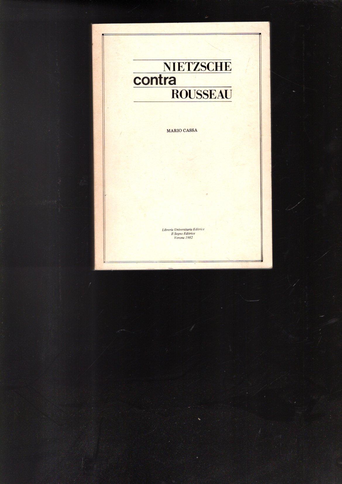 Nietzsche Contra Rousseau**