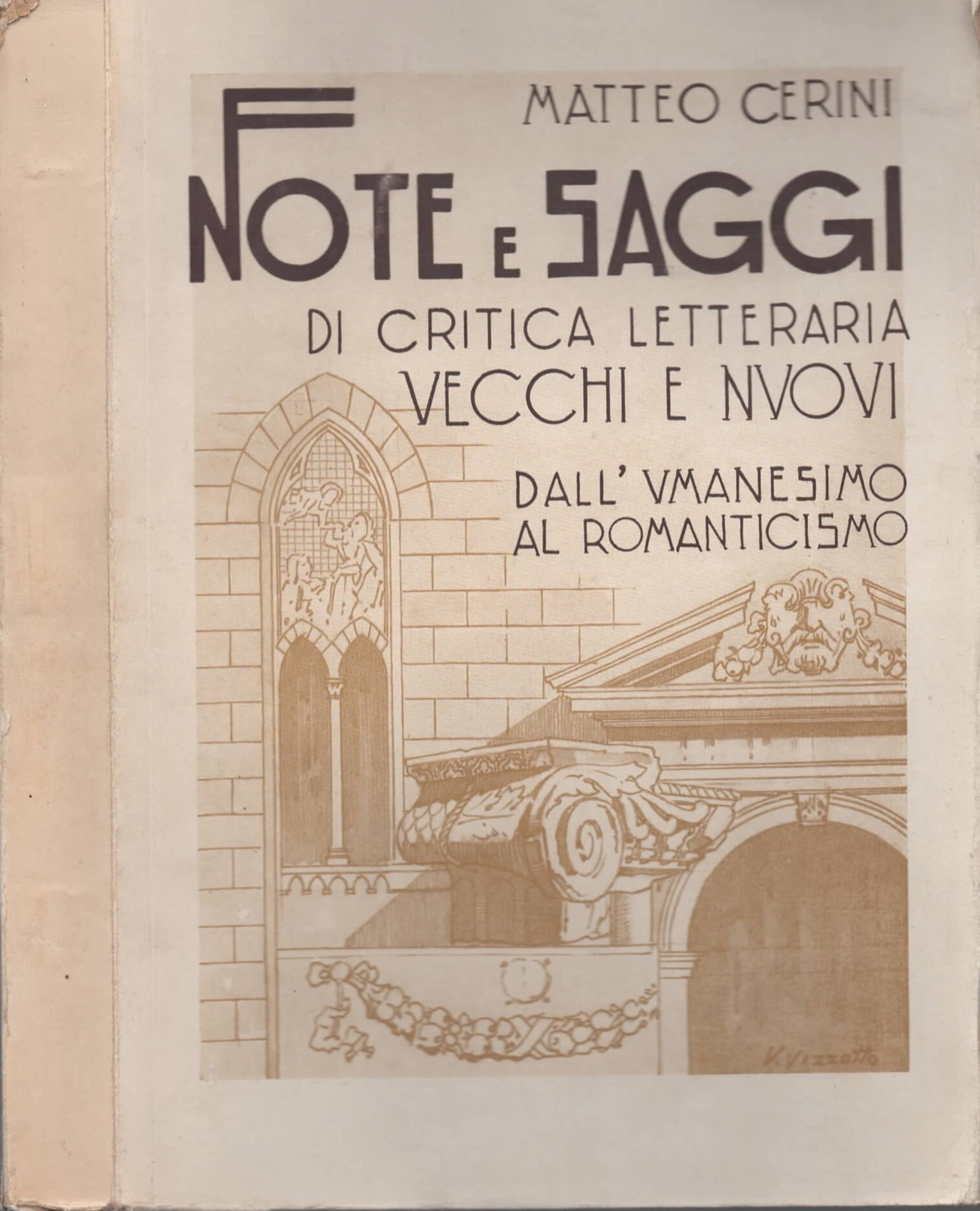 Note e Saggi di Critica Letteraria Vecchi e Nuovi - …