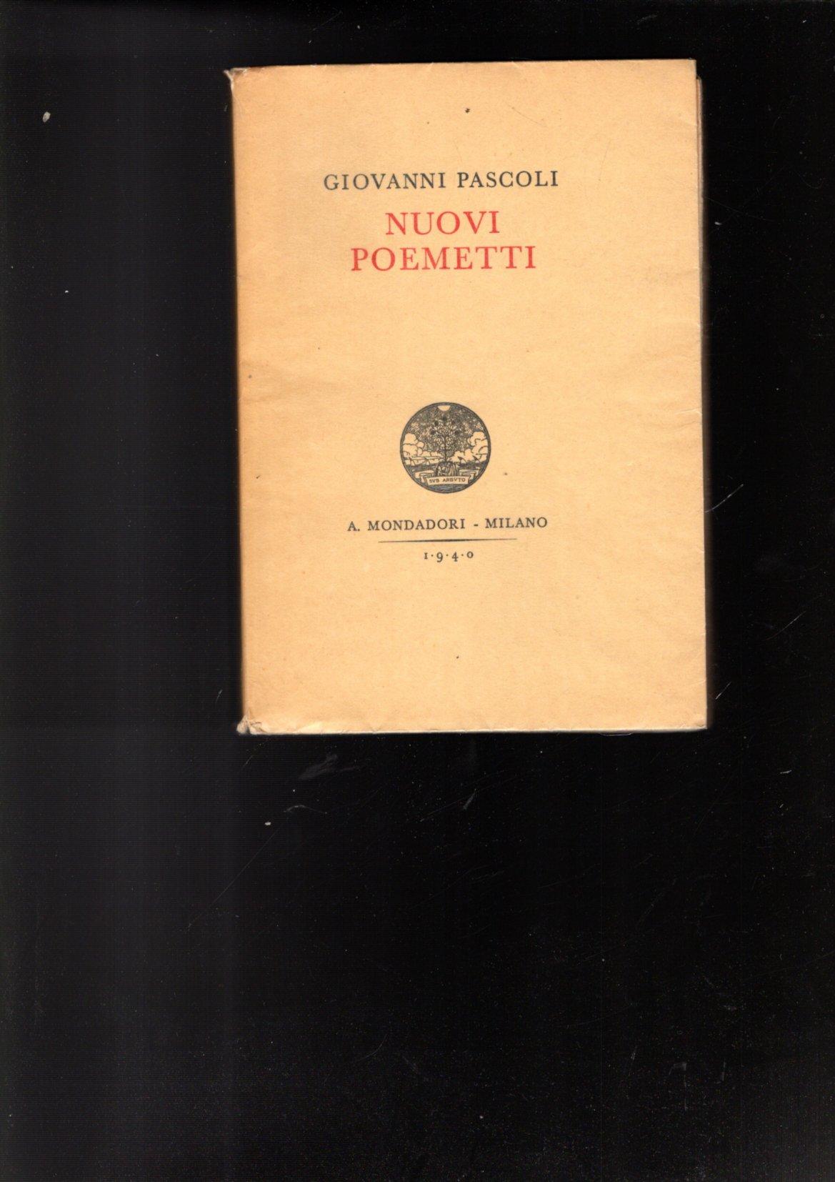 NUOVI POEMETTI