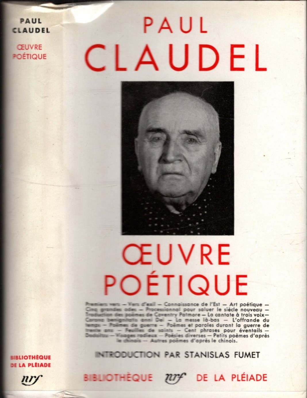 OEUVRE POETIQUE - PAUL CLAUDEL