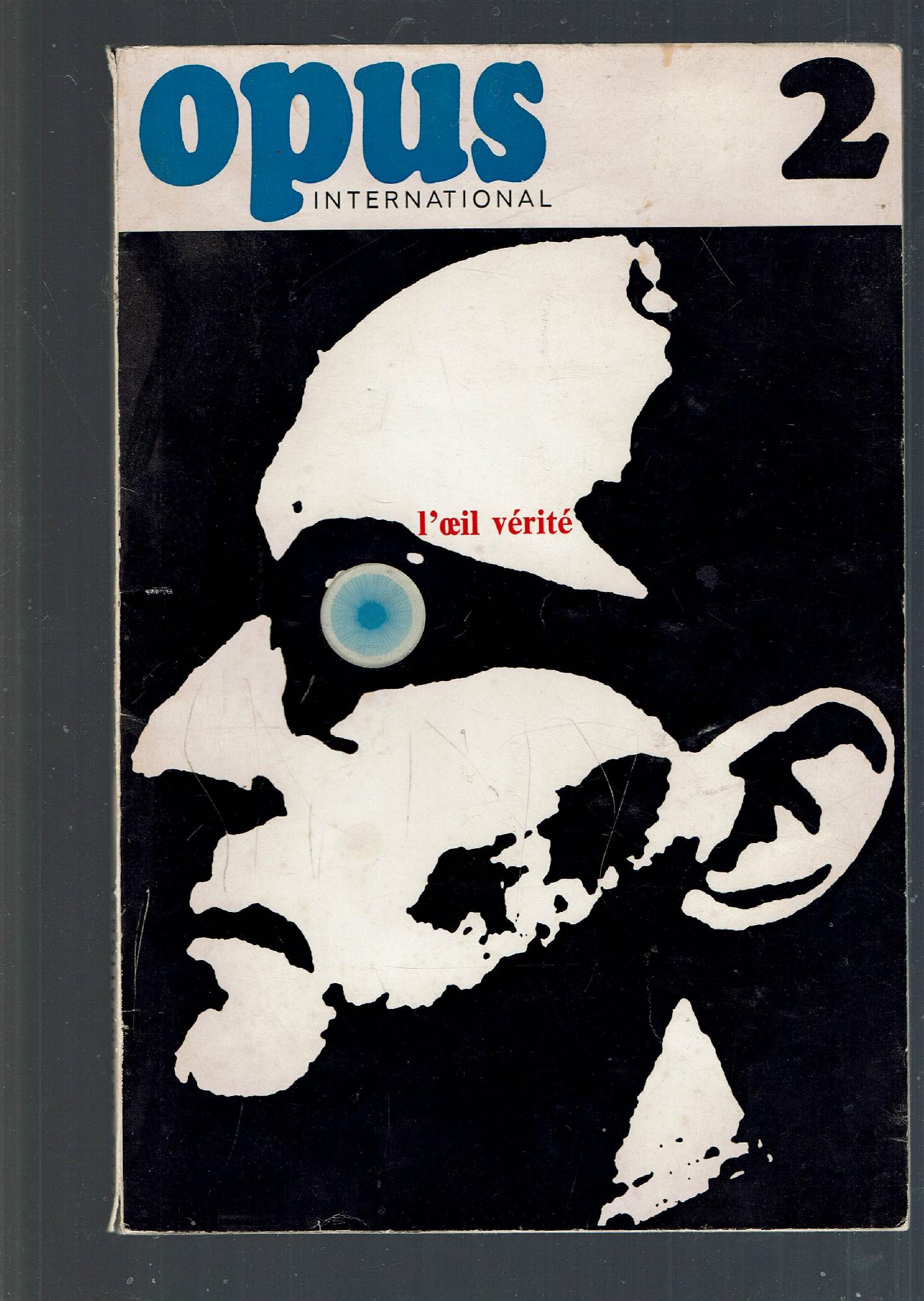 Opus International, 2 - l'oeil verite 1967. Designed by Roman …