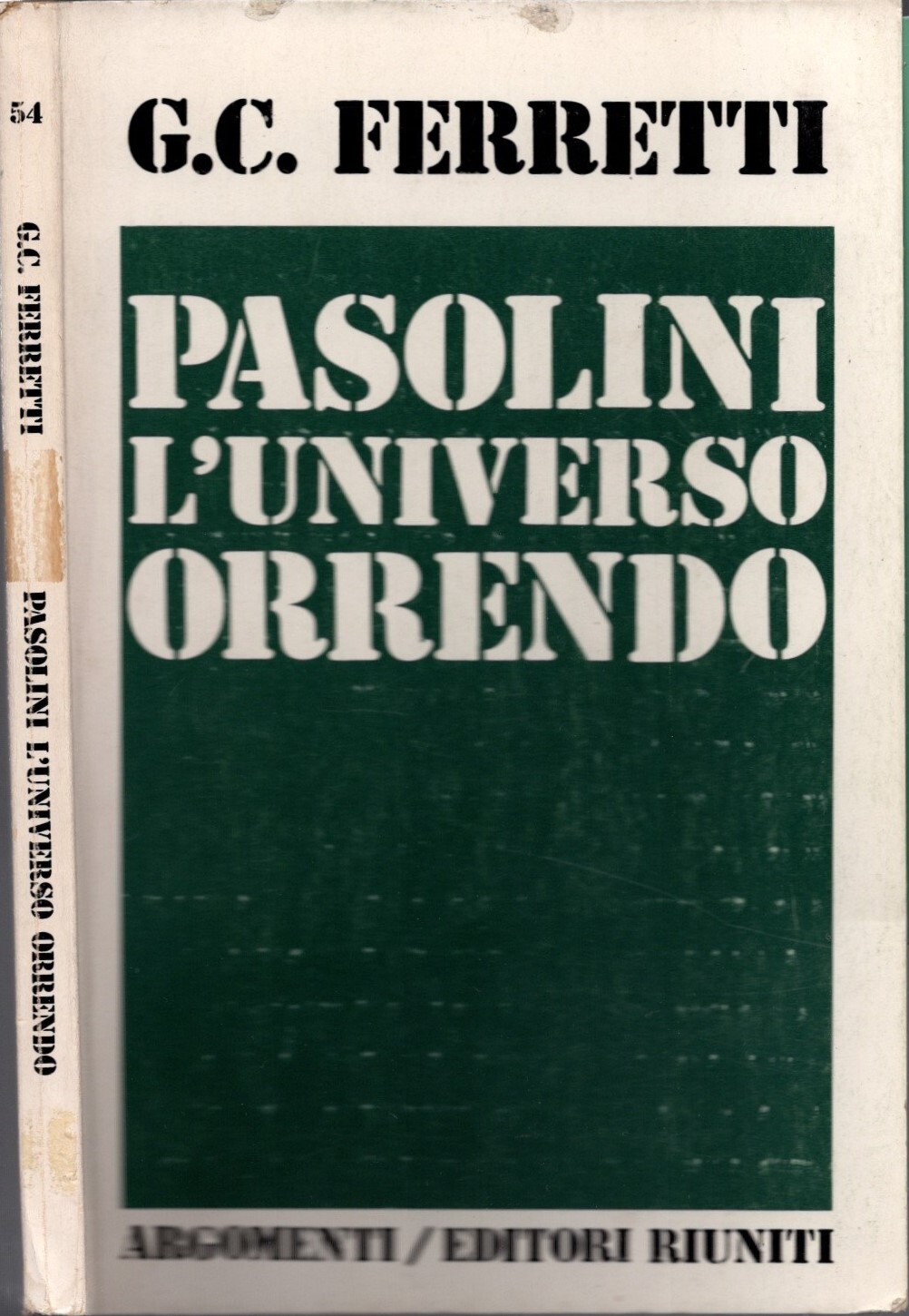 Pasolini l'universo orrendo