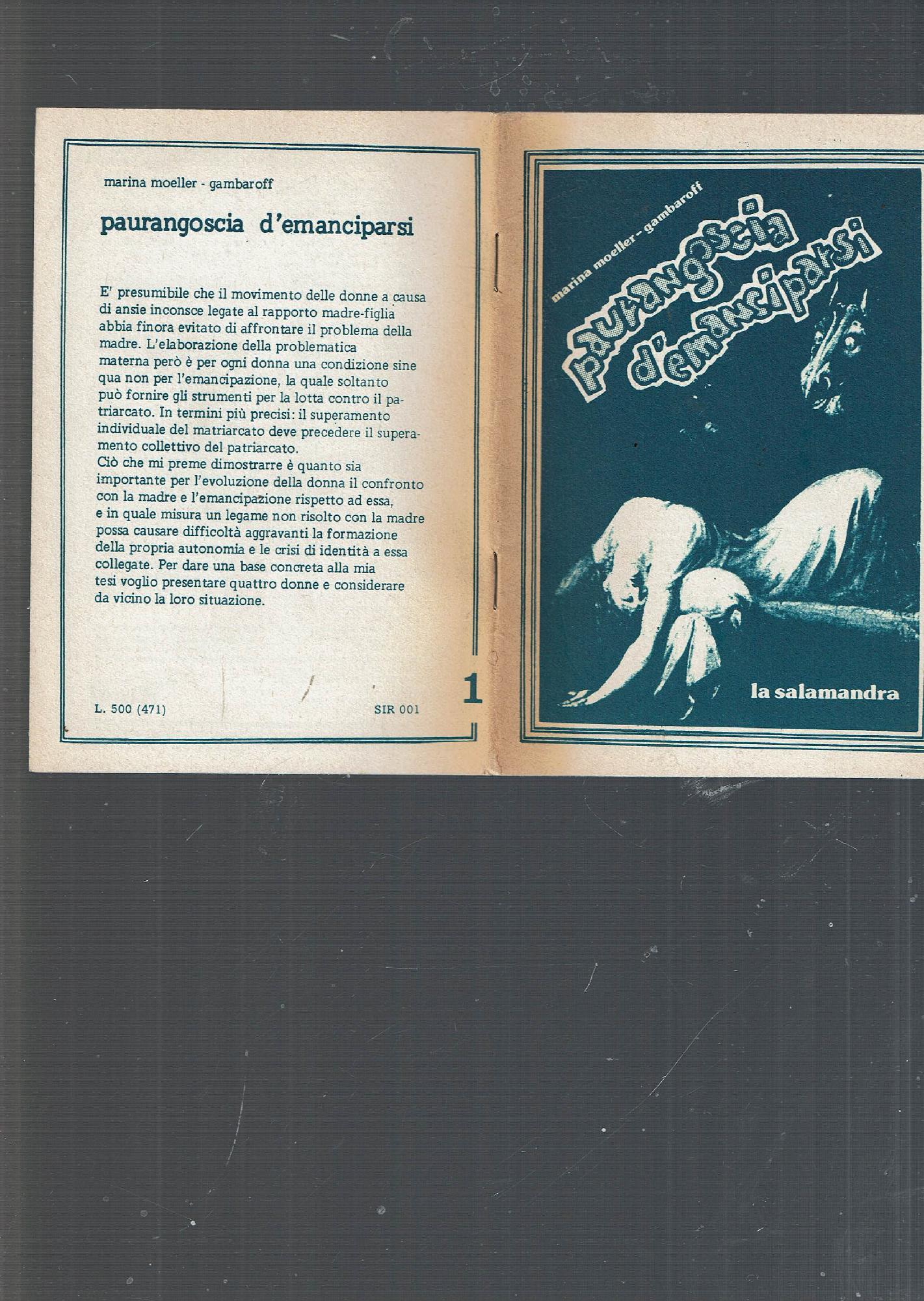 paurangoscia d'emanciparsi