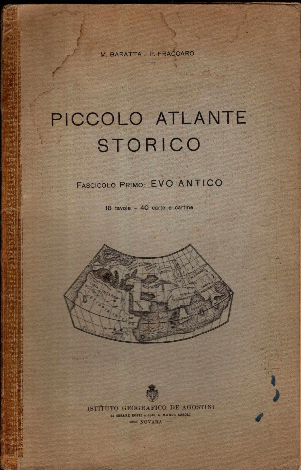 PICCOLO ATLANTE STORICO 3 FASCICOLI