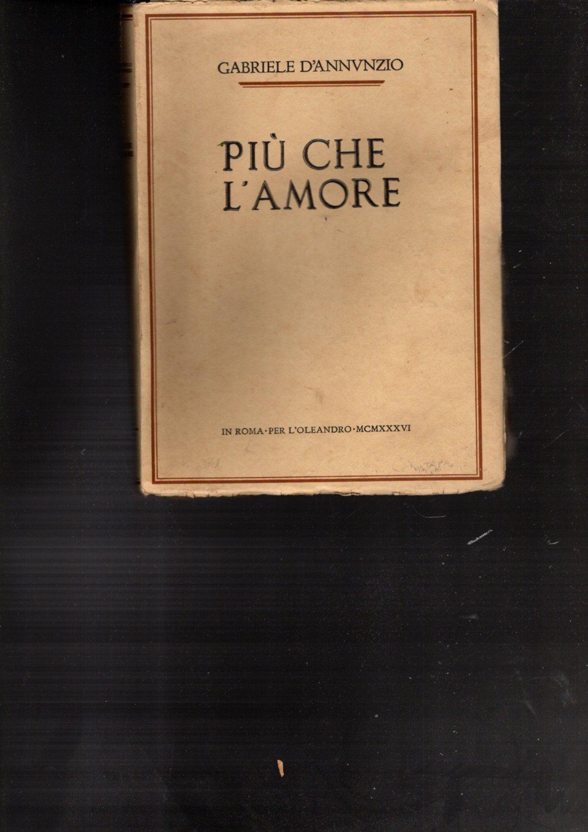 PIU' CHE L'AMORE