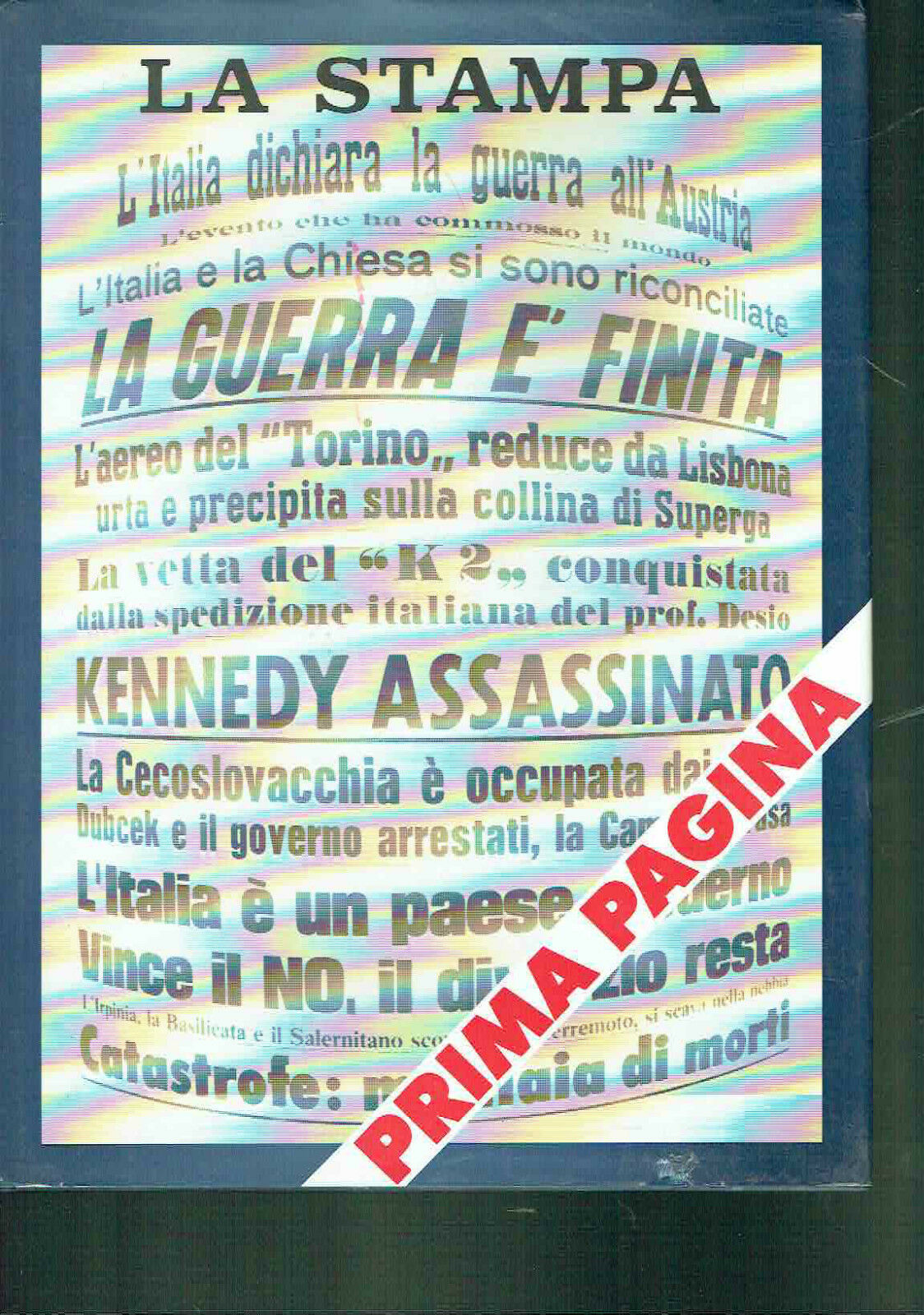 PRIMA PAGINA 1867-1981 ** LA STAMPA