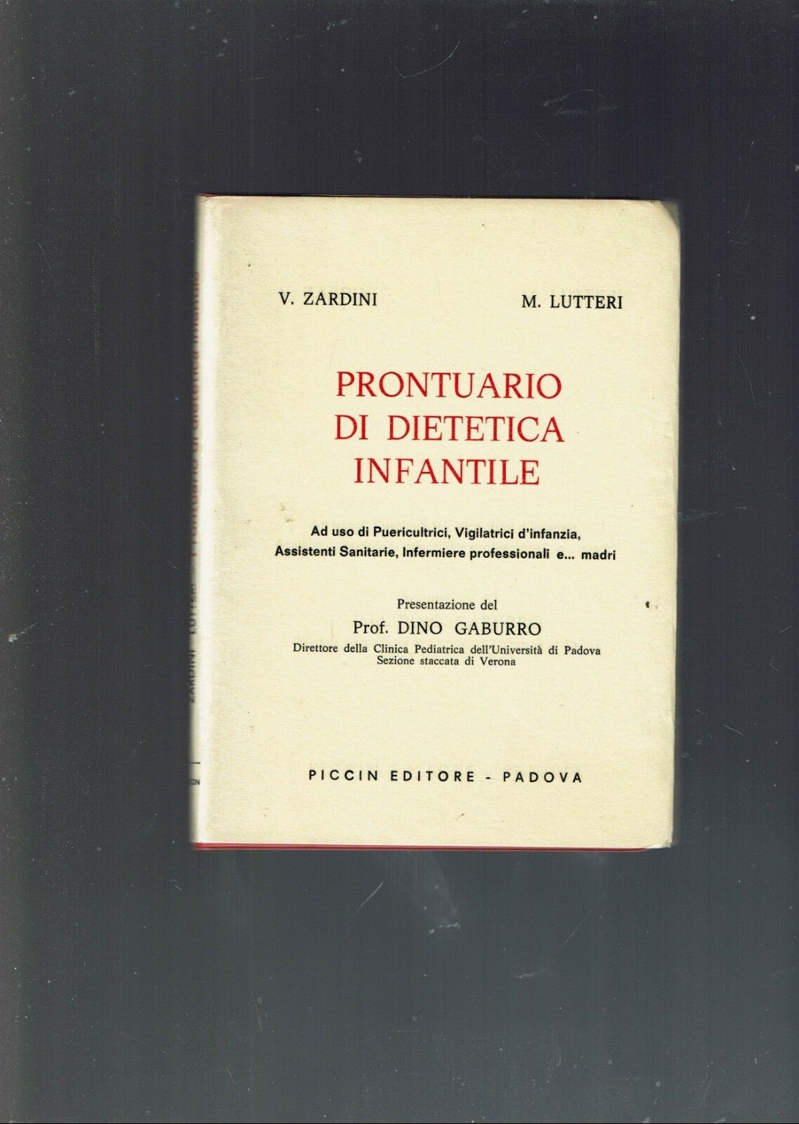 Prontuario di dietetica infantile