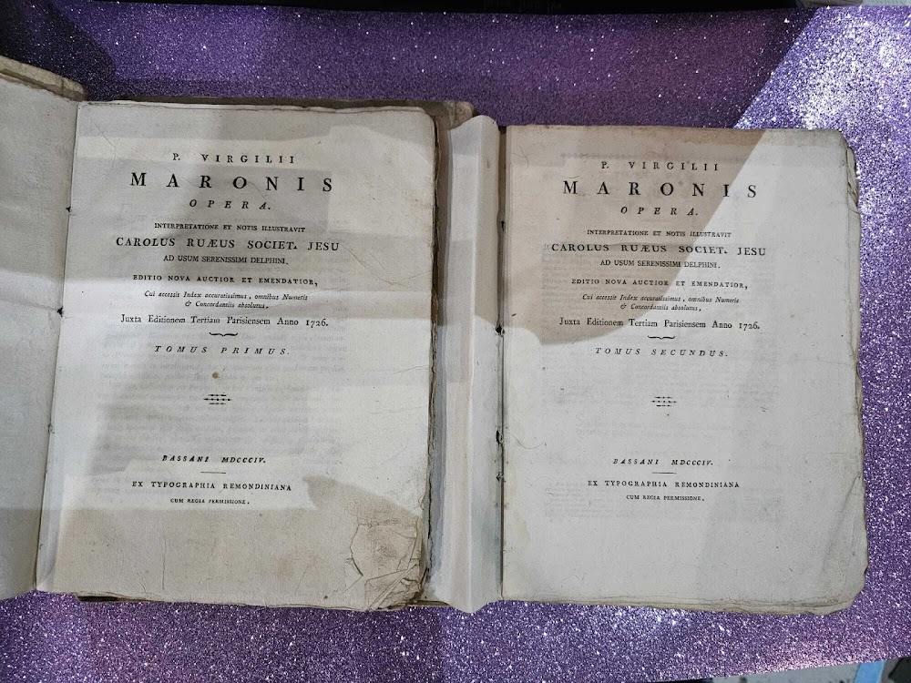 Publio Virginio Maronis Opera 2 Volumi 1804