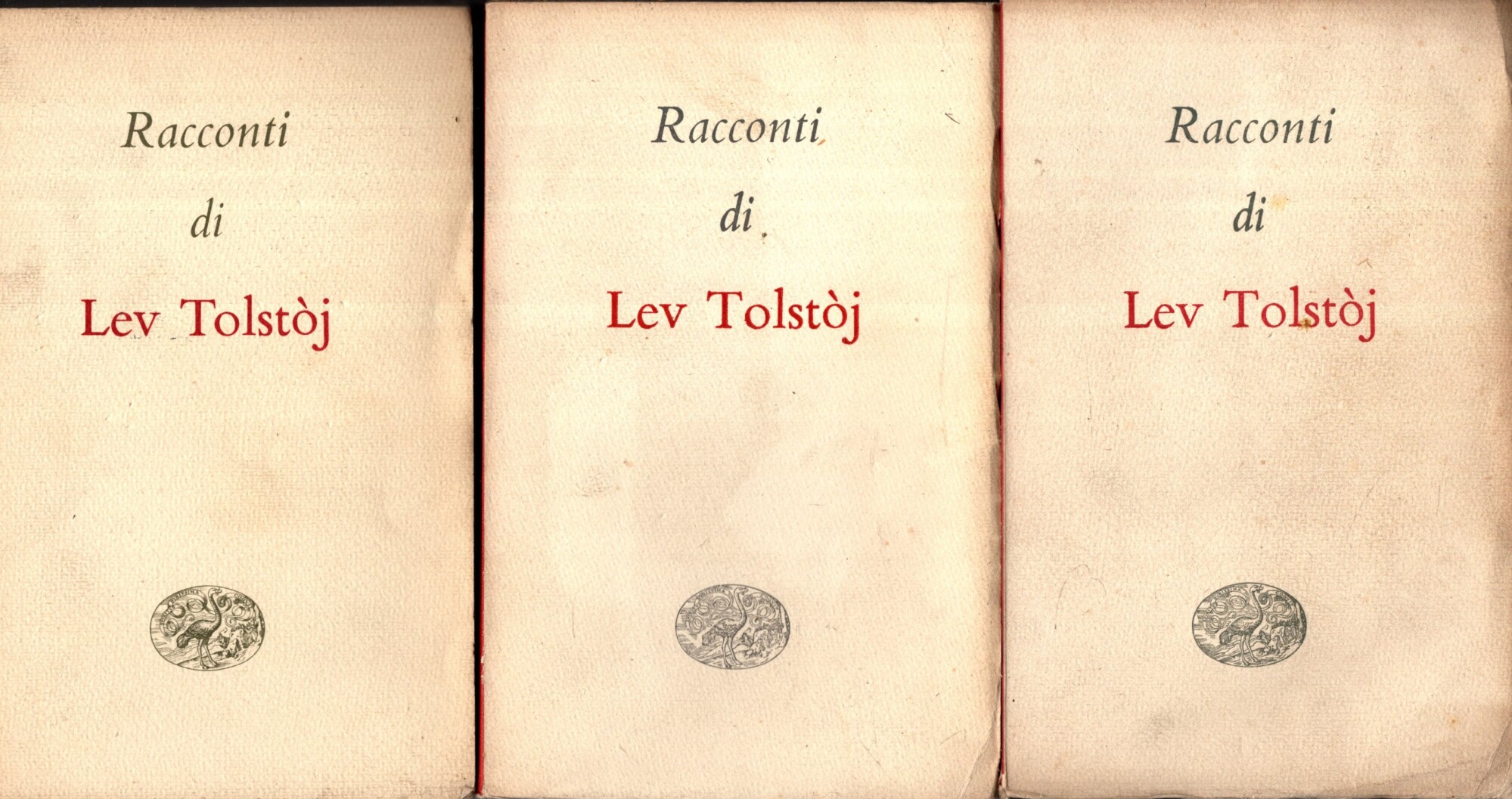 RACCONTI DI LEV TOLSTOJ 3 VOL.