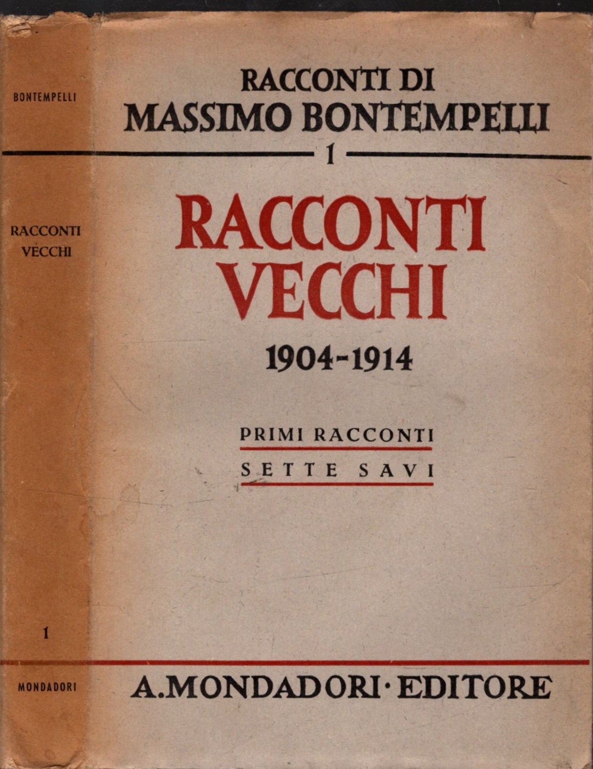 Racconti vecchi. (1904-1914). Primi racconti - Sette savi.