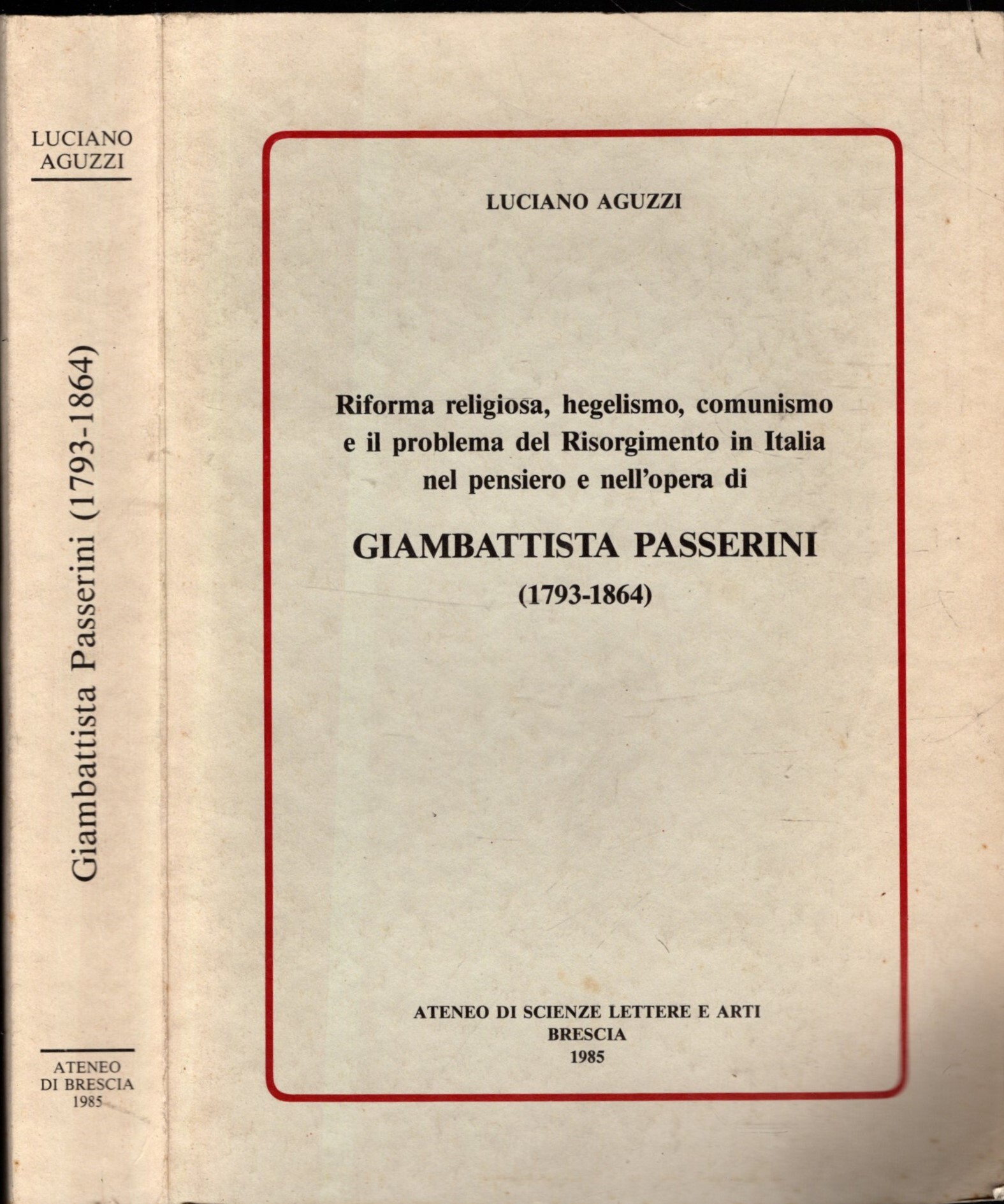 RIFORMA RELIGIOSA HEGELISMO COMUNISMO E IL PROBLEMA DEL RISORGIMENTO IN …
