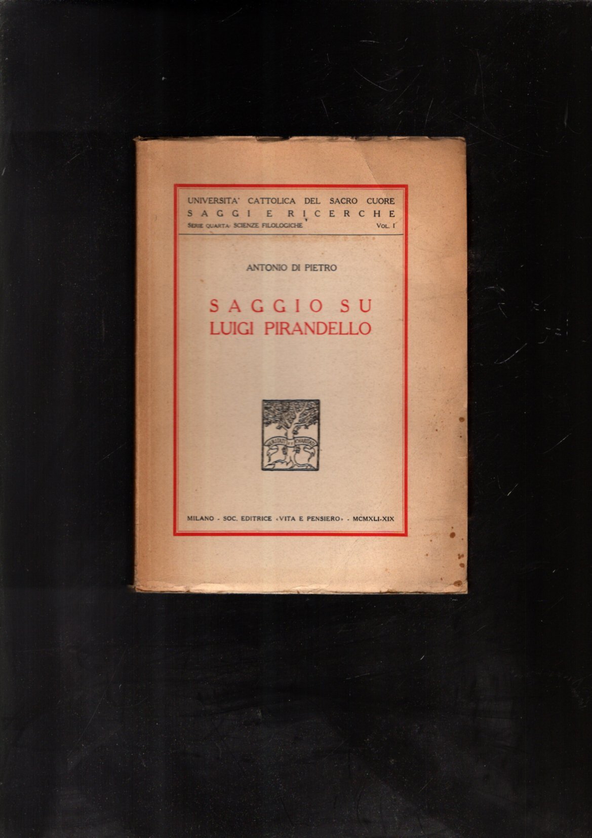 SAGGIO SU LUIGI PIRANDELLO