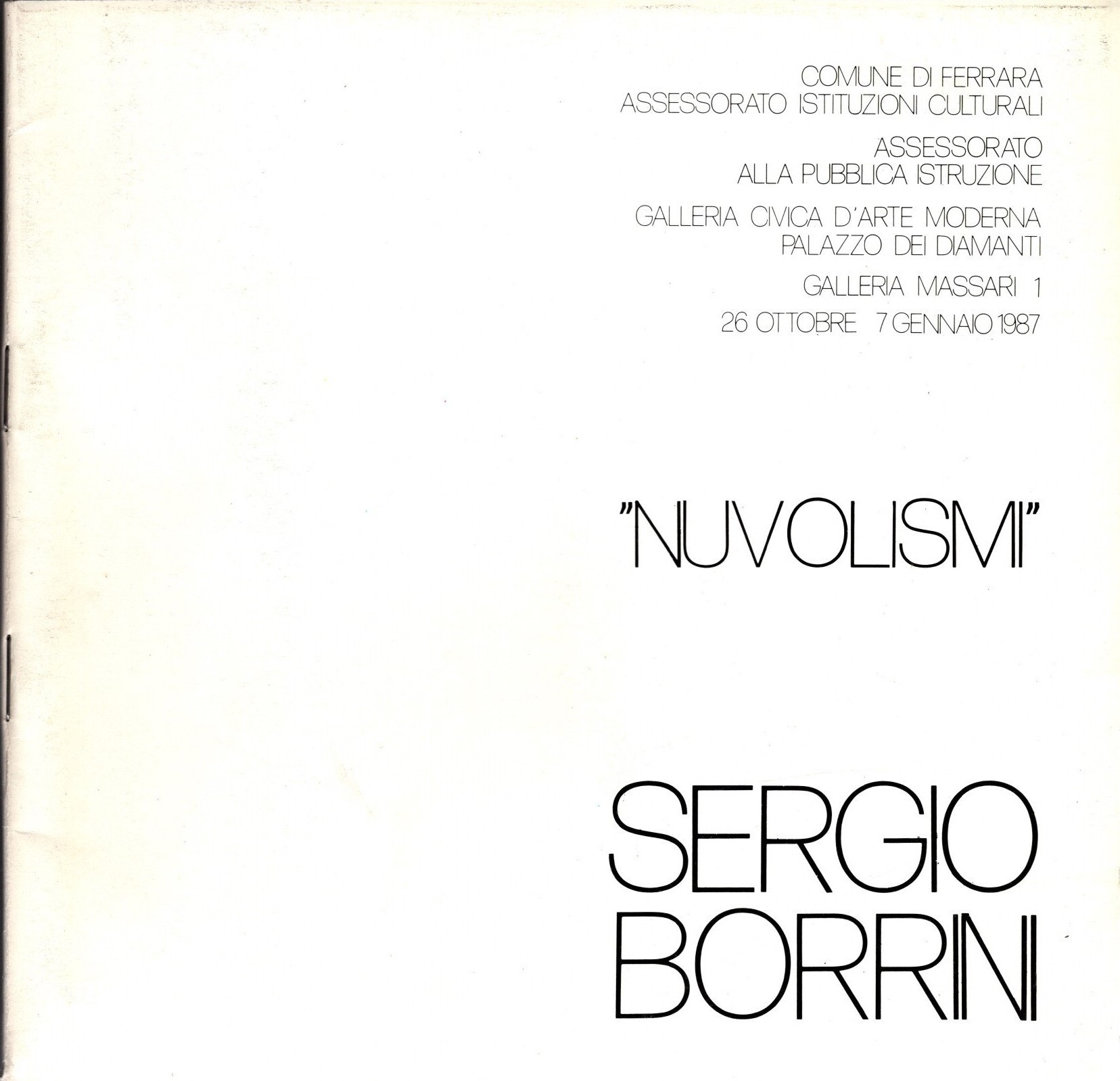 Sergio Borrini - "Nuvolismi"