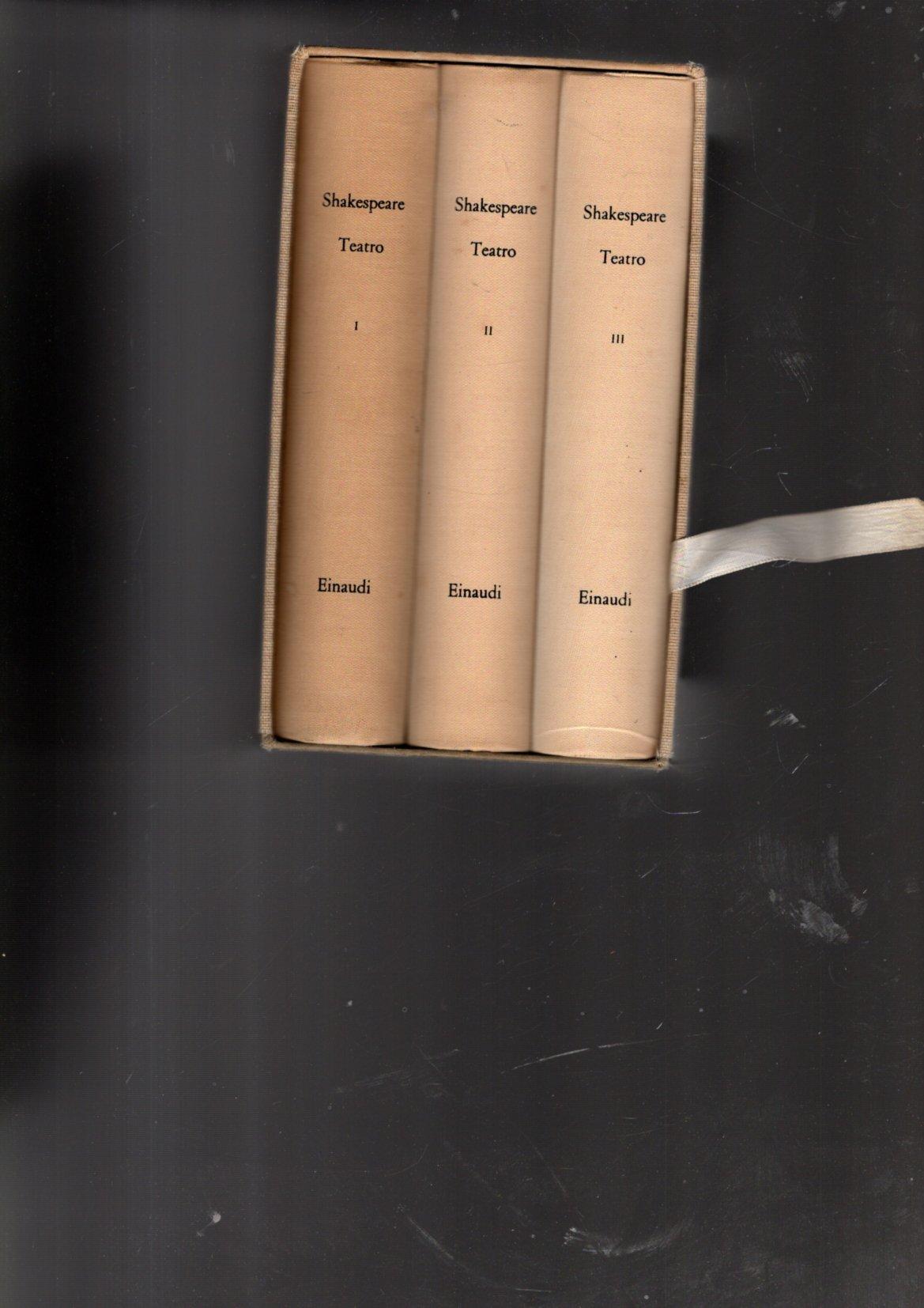 SHAKESPEARE TEATRO 3 VOL. MILLENNI