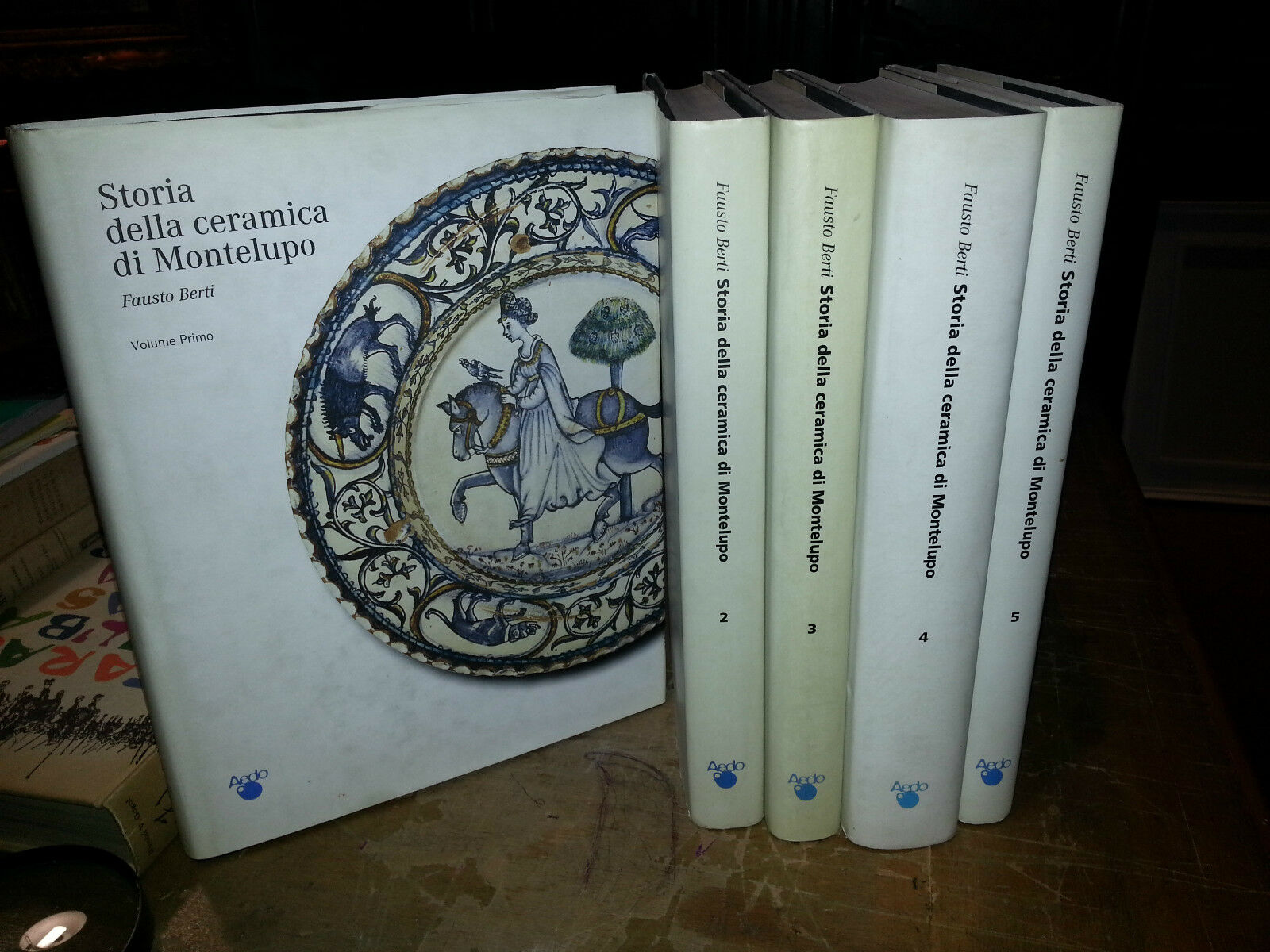 STORIA DELLA CERAMICA DI MONTELUPO 5 vol.