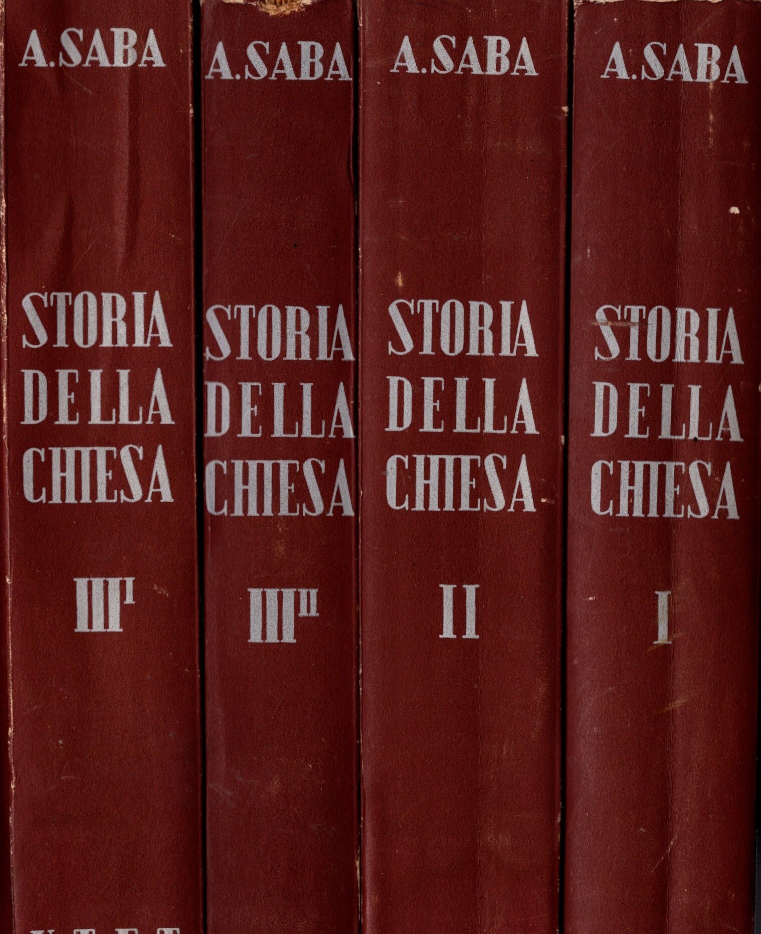 Storia della Chiesa 3 volumi in quattro tomi