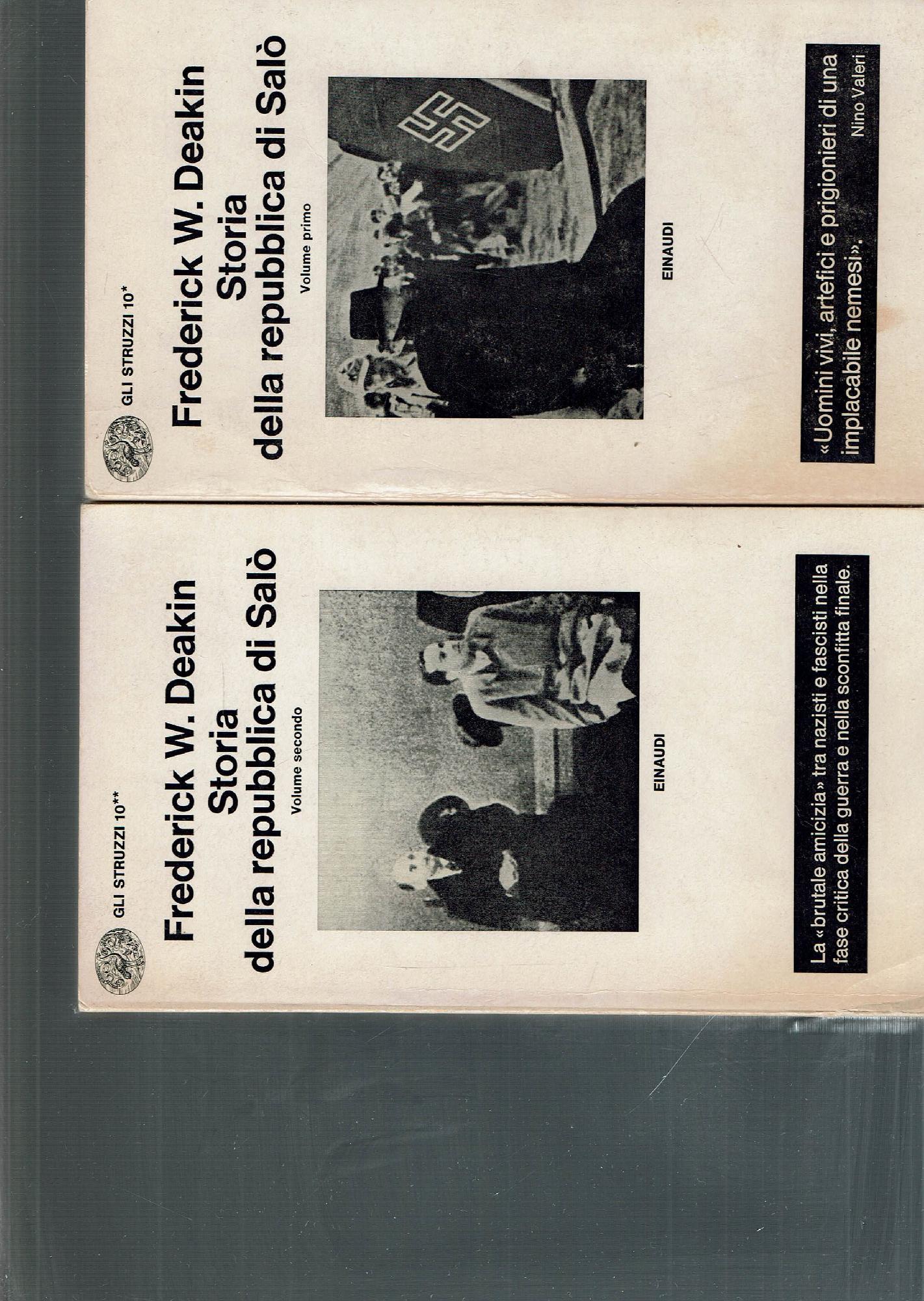 STORIA DELLA REPUBBLICA DI SALO' 2 VOL.