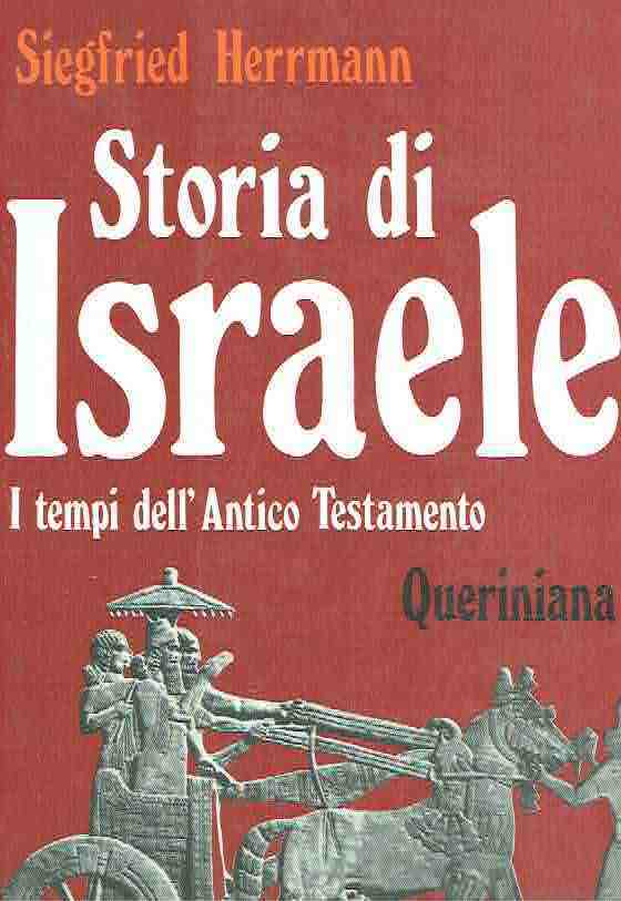 STORIA DI ISDRAELE I TEMPI DELL'ANTICO TESTAMENTO HERRMAN D'ALESSANDRO