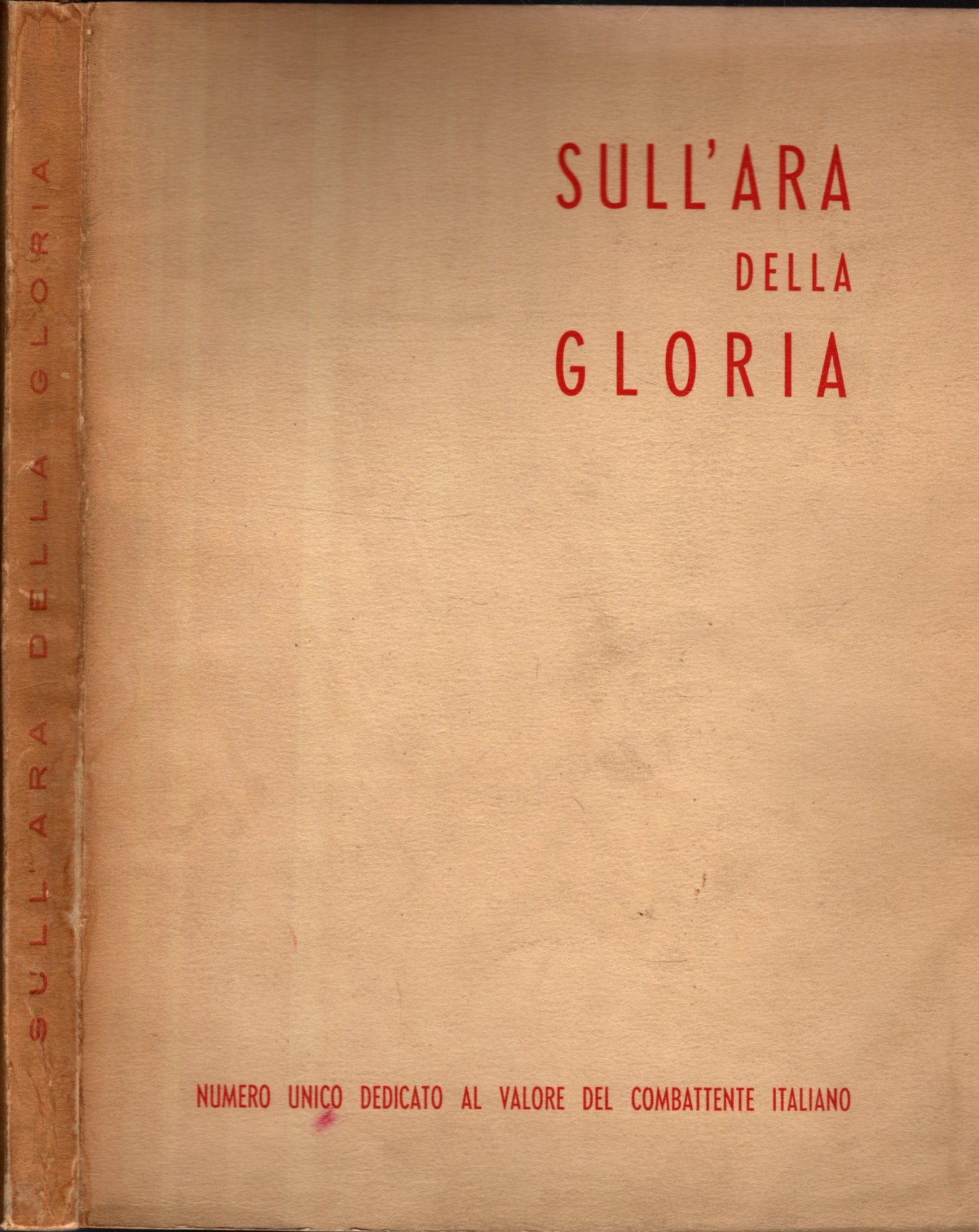 SULL'ARA DELLA GLORIA