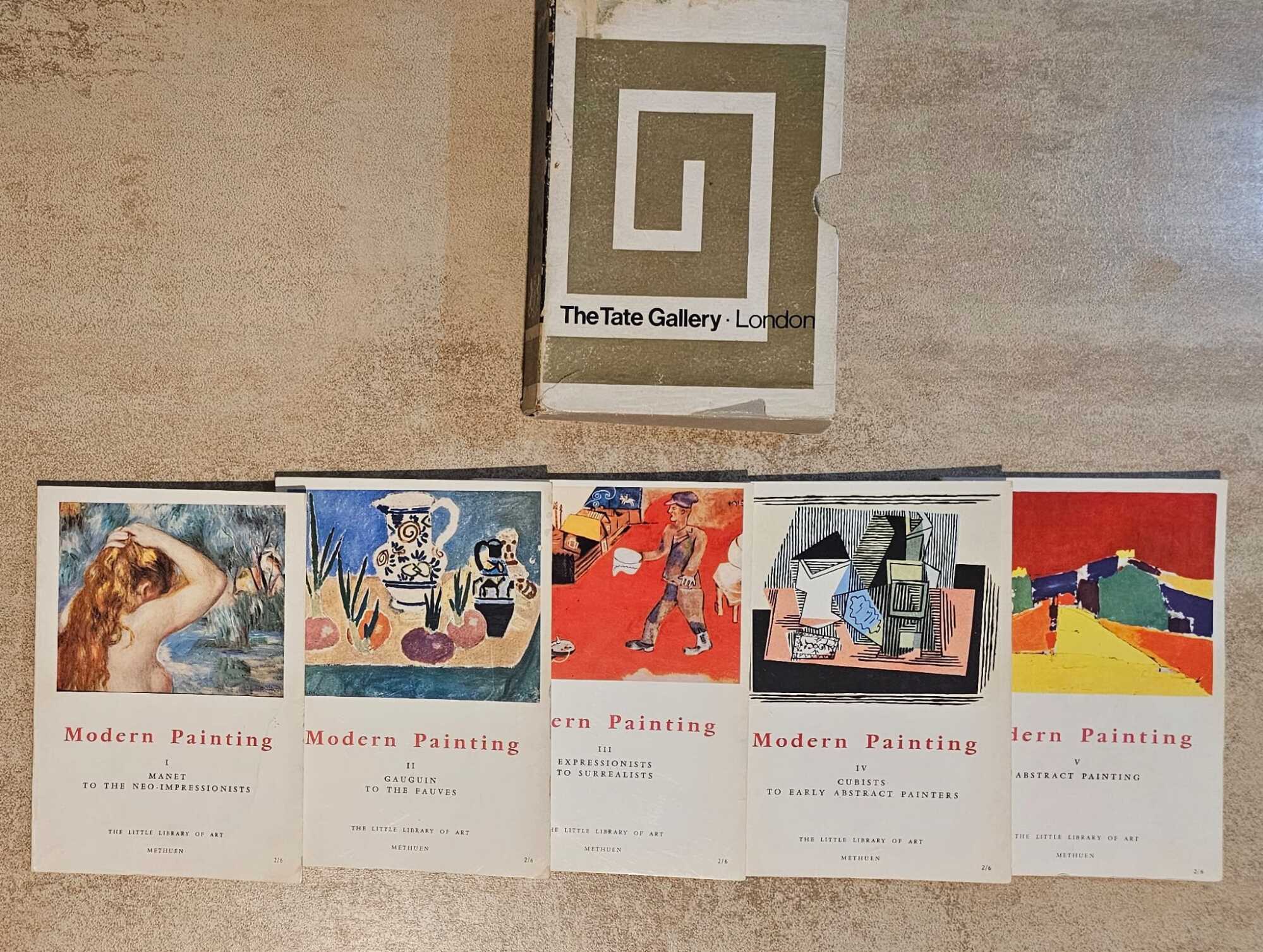 The Tate Gallery London 5 Fascicoli Entro Cofanetto |