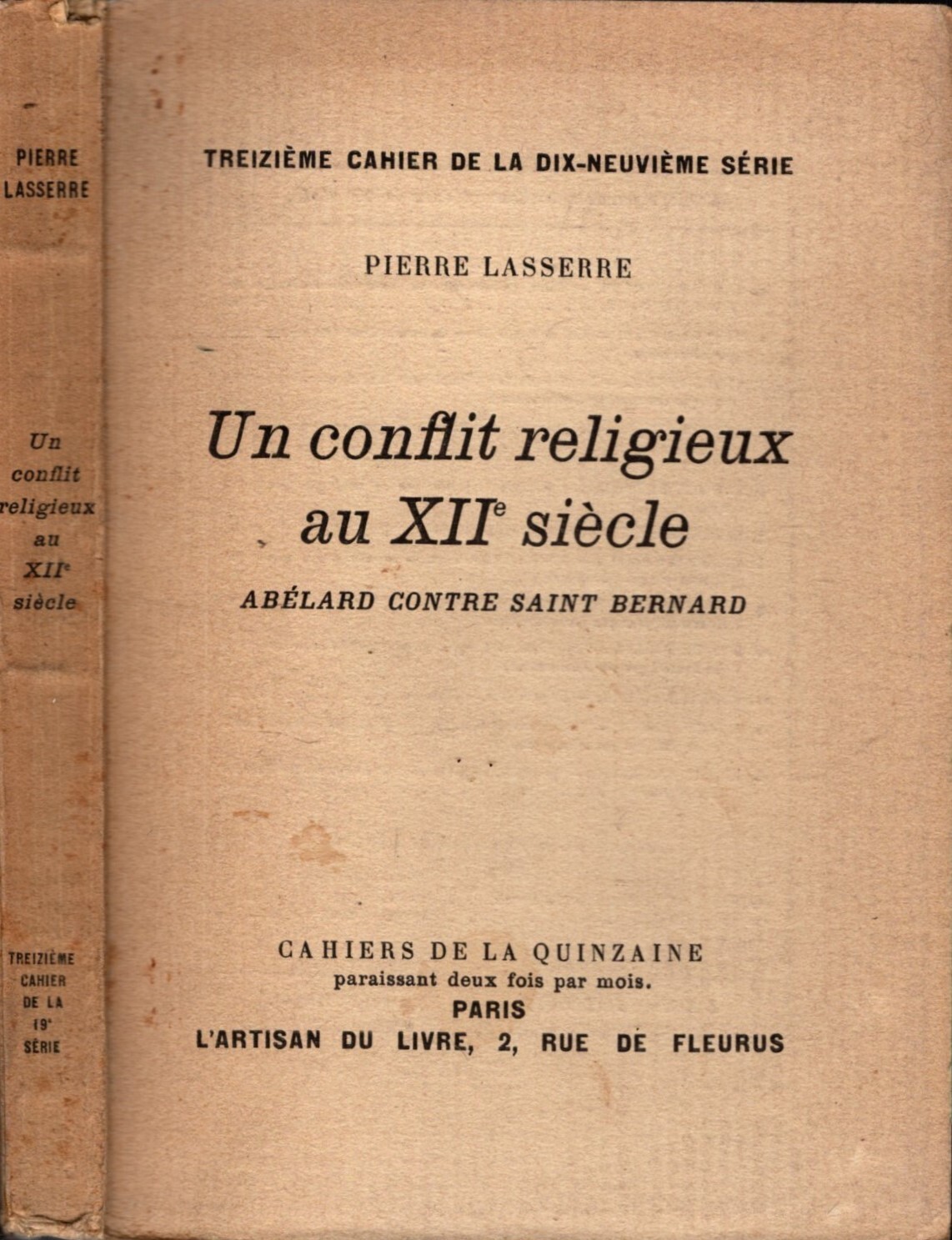 UN CONFLIT RELIGIEUX AU XII SIECLE