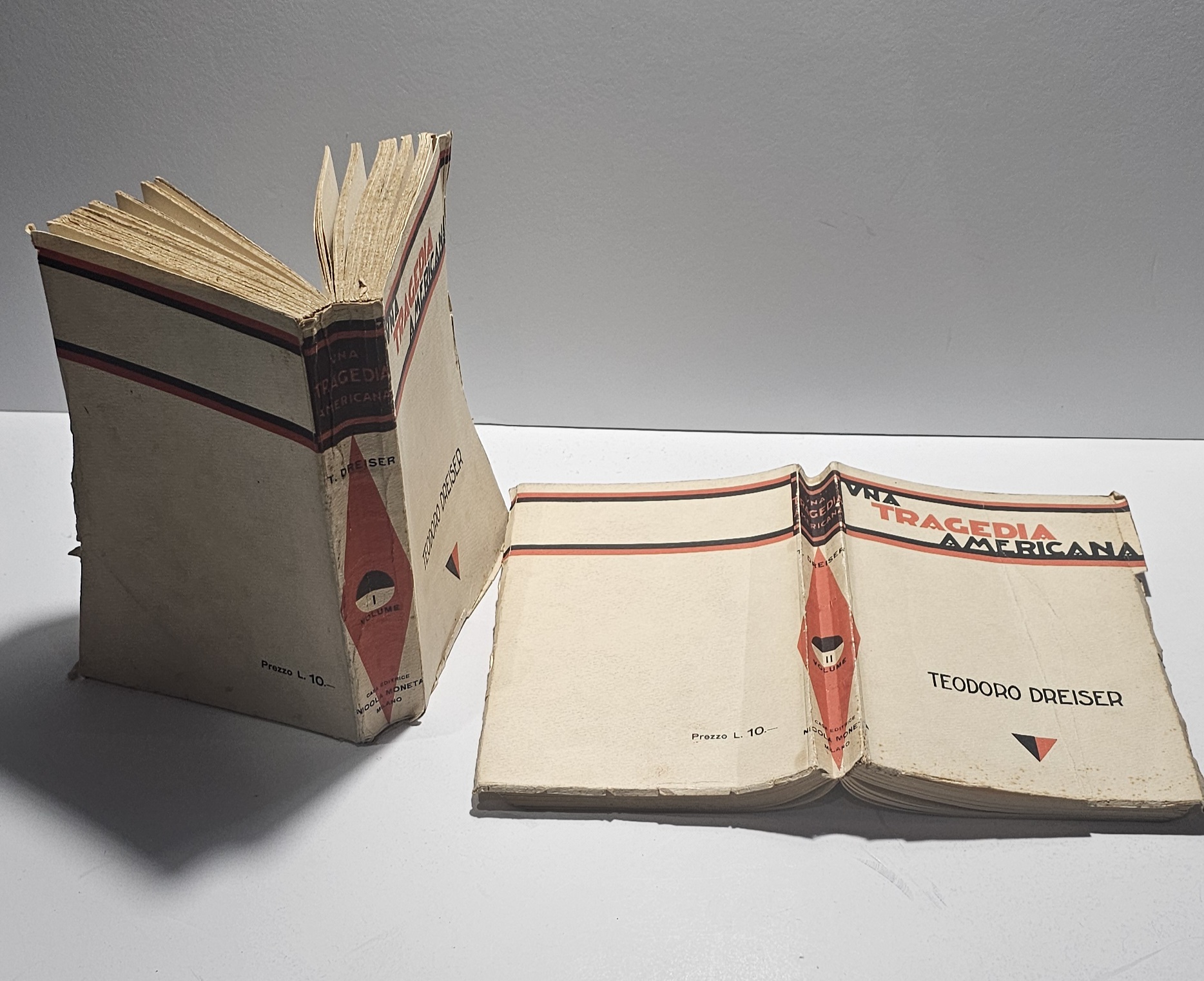 Una Tragedia Americana Teodoro Dreiser 1930 2 Volumi Nicola Moneta