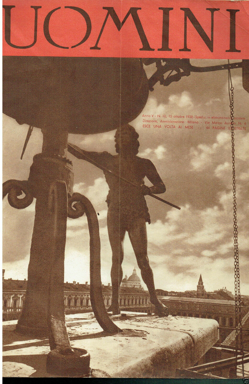 UOMINI ANNO V N.10 1938