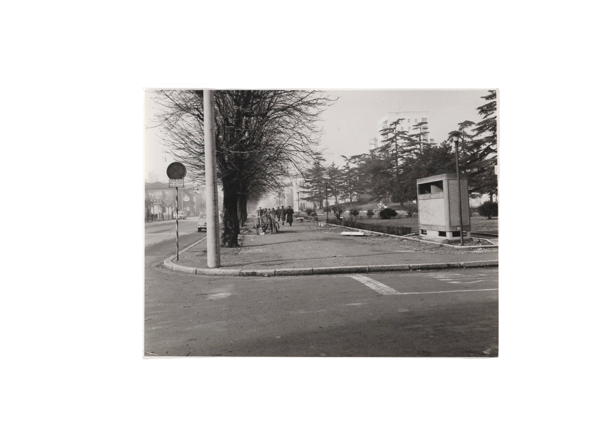 Vecchia fotografia di Via XX settembre Brescia