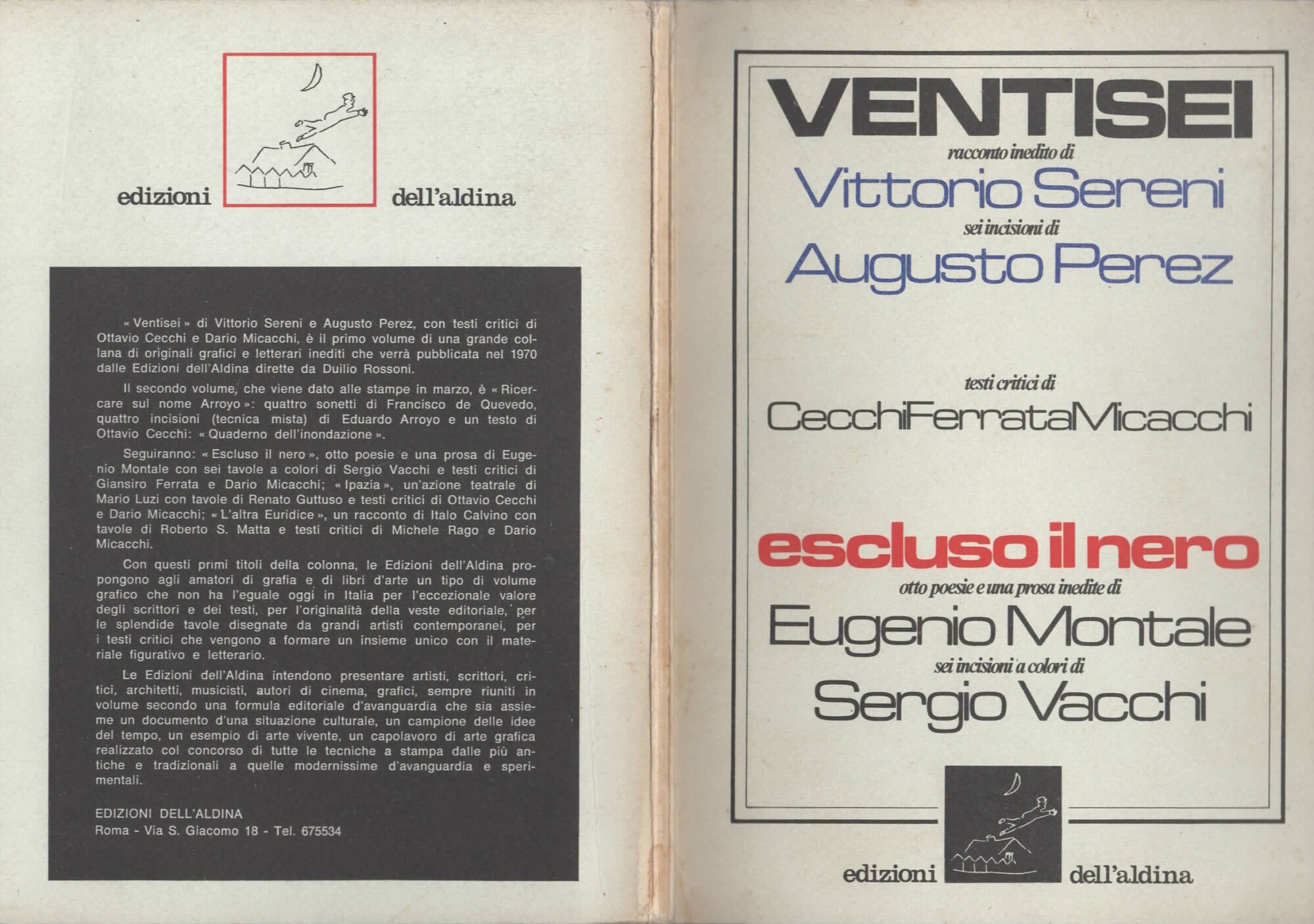 Ventisei racconto inedito di Vittorio Sereni e Augusto Perez