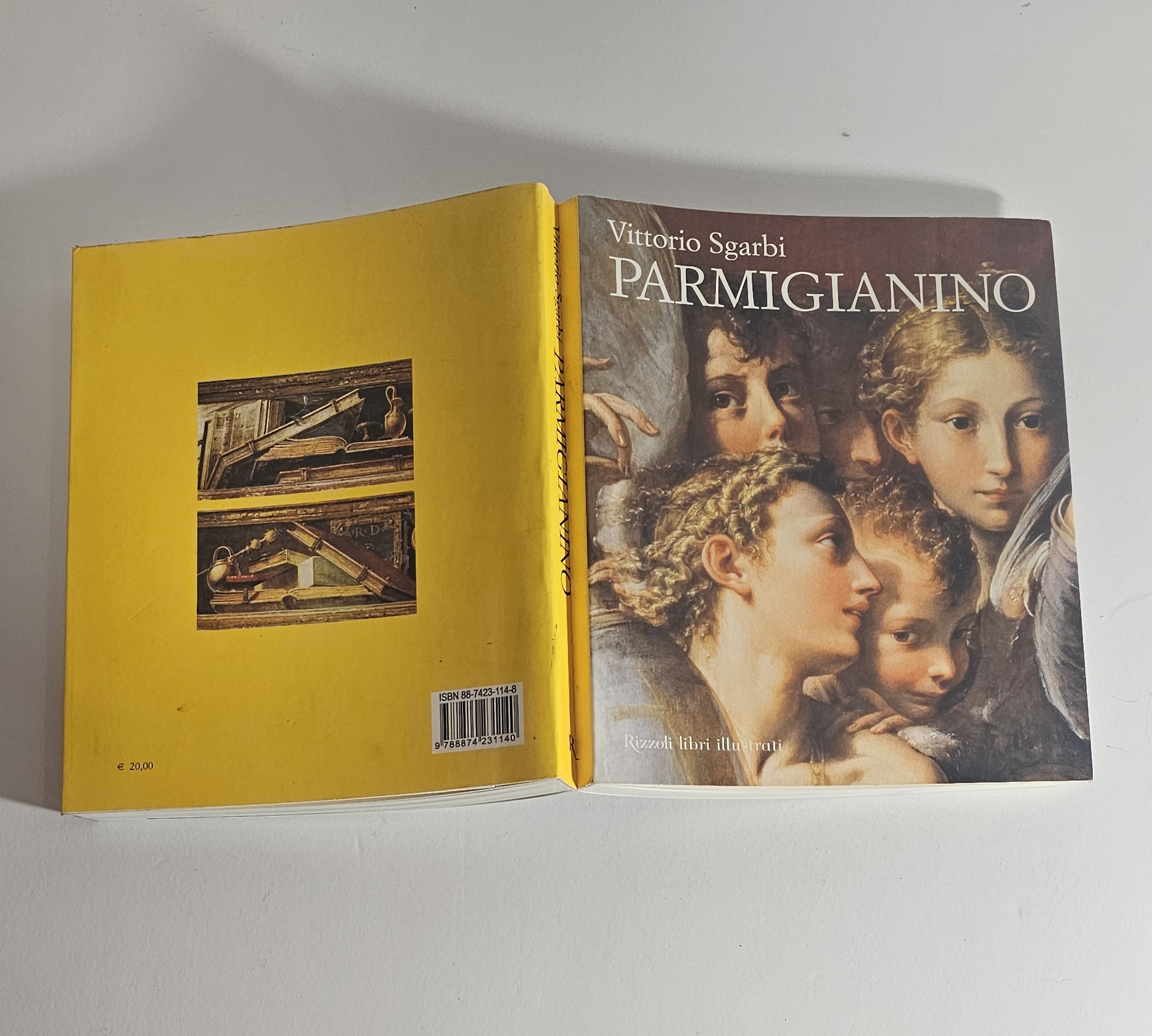 Vittorio Sgarbi Parmigianino Libro Arte Rinascimento Rizzoli