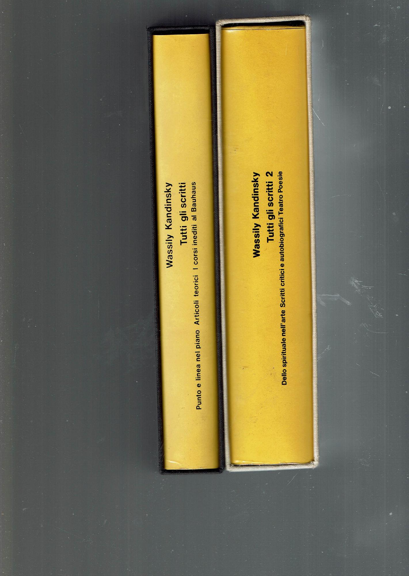 Wassily Kandisky - Tutti Gli Scritti 2 Volumi