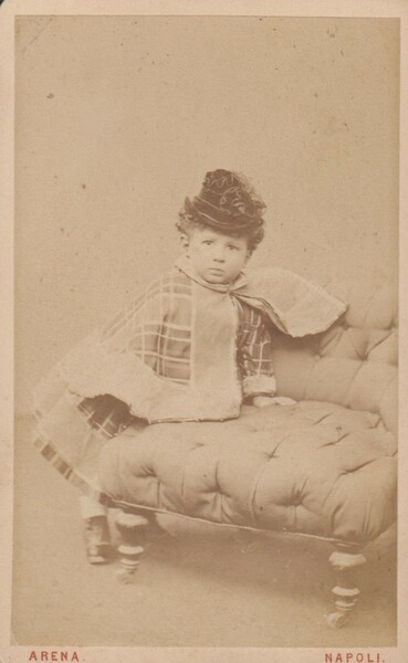 cdv ritratto di Florence Vernet by Studio Arena Napoli 1880 …