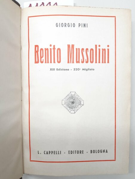Giorgio Pini Benito Mussolini Cappelli 1939