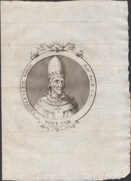 Papa Giovanni VIII Romano Pont. CVIII