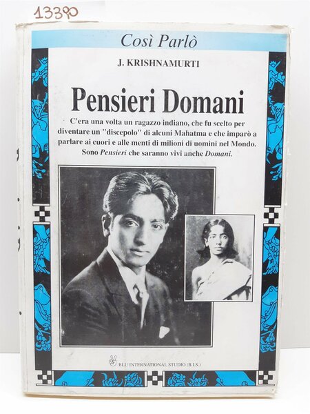 Roberto Romiti Krishnamurti Prima CosÏ ParlÚ J Krishnamurti Blu International …