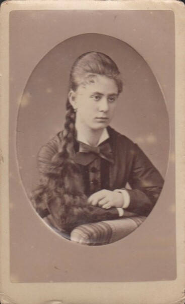 Foto photo cdv ritratto di Virginia Dusti by G. Rossi …