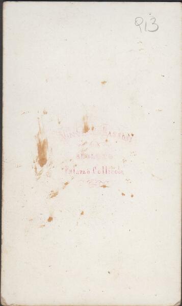 Foto cdv gentiluomo con occhiali by V. Bassoni Spoleto 1880 …