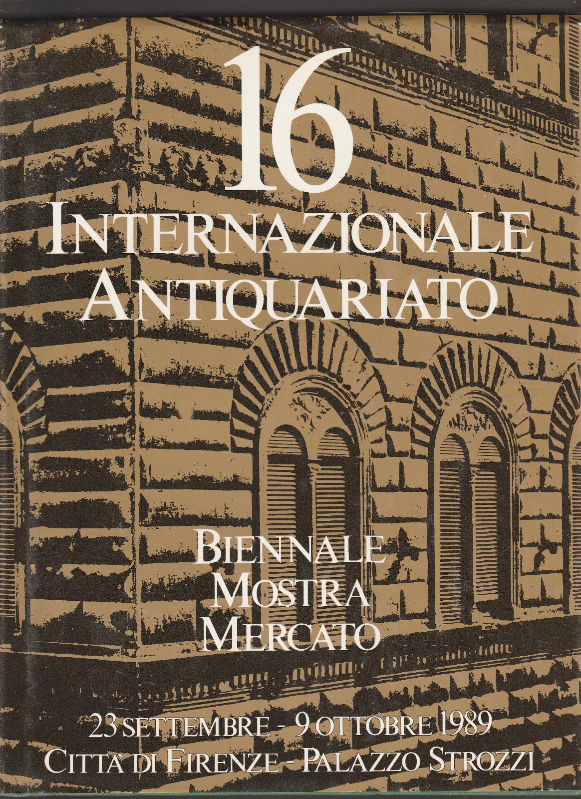 16∞ Biennale Mostra Mercato Internazionale Dell'antiquariato 1989 -L5437