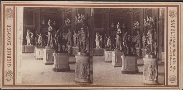 Foto stereoscopica Museo del Campidoglio Roma by Sommer 1890 c.a. …