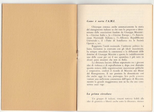 Associazione mazziniana Italiana Milano senza data