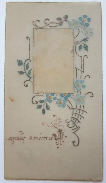 Santino holy card manufatto Vergine Maria tempio dello Spirito Santo