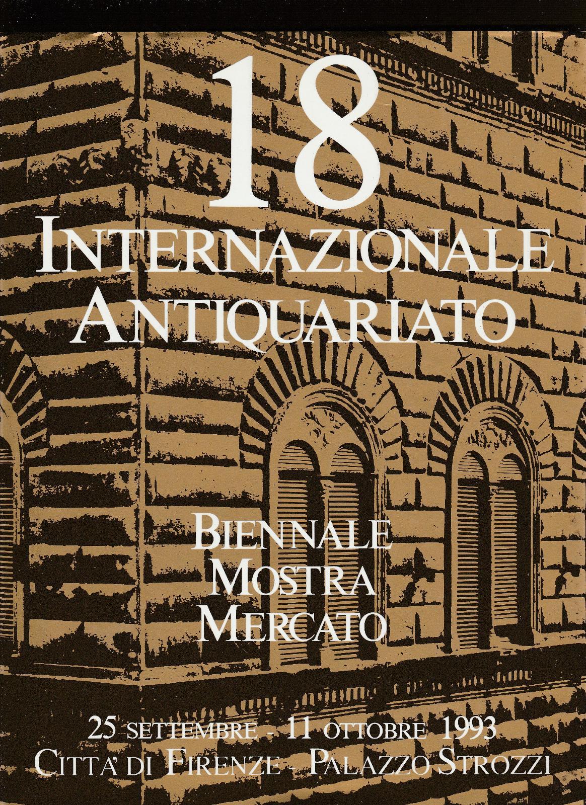 18∞ Biennale Mostra Mercato Internazionale Dell'antiquariato 1993 -L5435