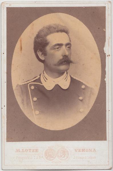 foto photo albumina cabinet card ritratto di ufficiale artiglieria regio …