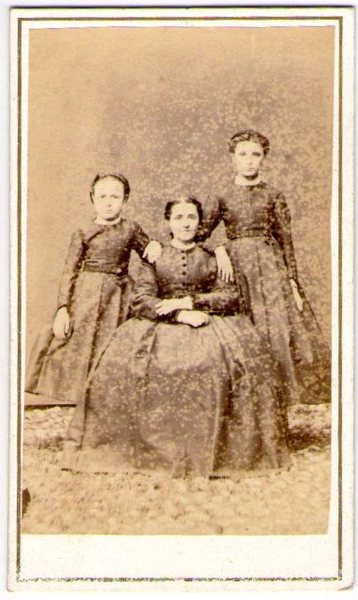 Foto photo ritratto di famiglia by Anonimo cdv 1880 c.a.